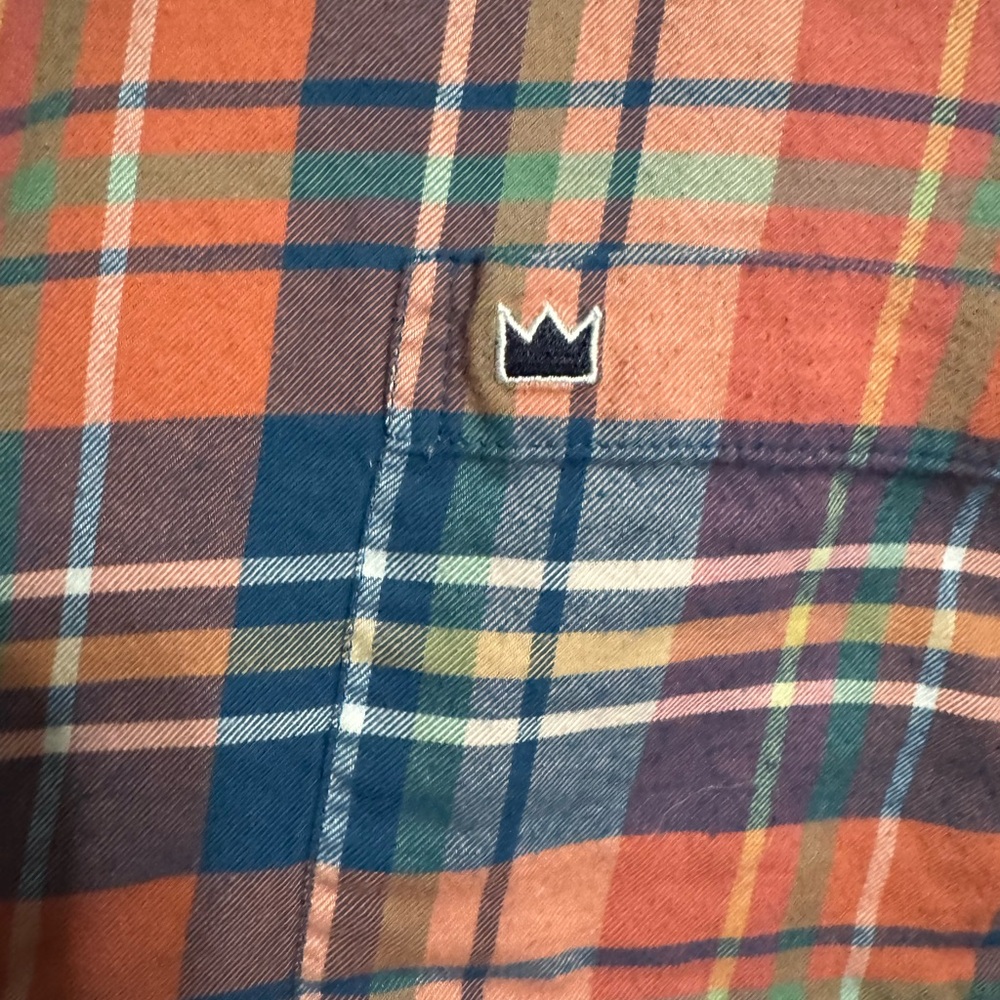 Crown & Ivy Men's Multicolor Plaid Shirt - Picture 2 of 3